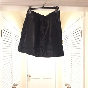 Ann Taylor Loft faux leather mini skirt